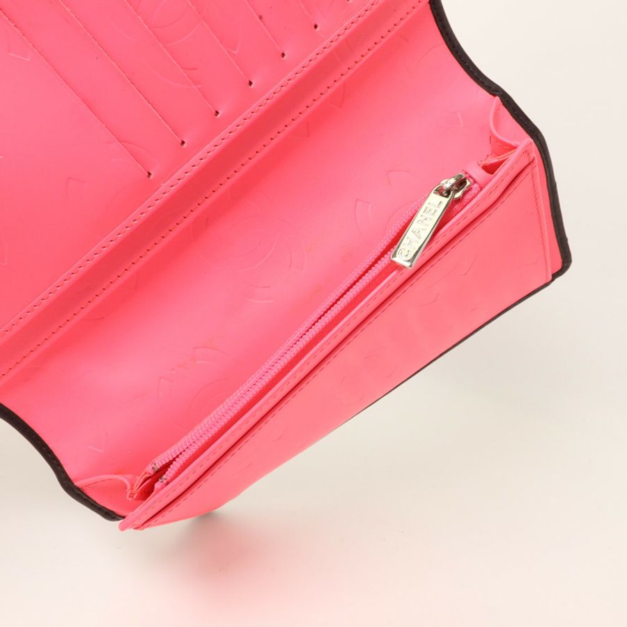 CHANEL 牛皮皮革Cambon Long Wallet長錢包-5