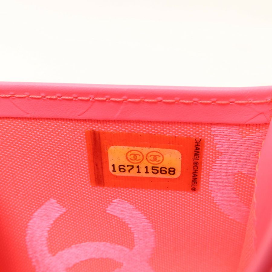 CHANEL 牛皮皮革Cambon Long Wallet長錢包-7