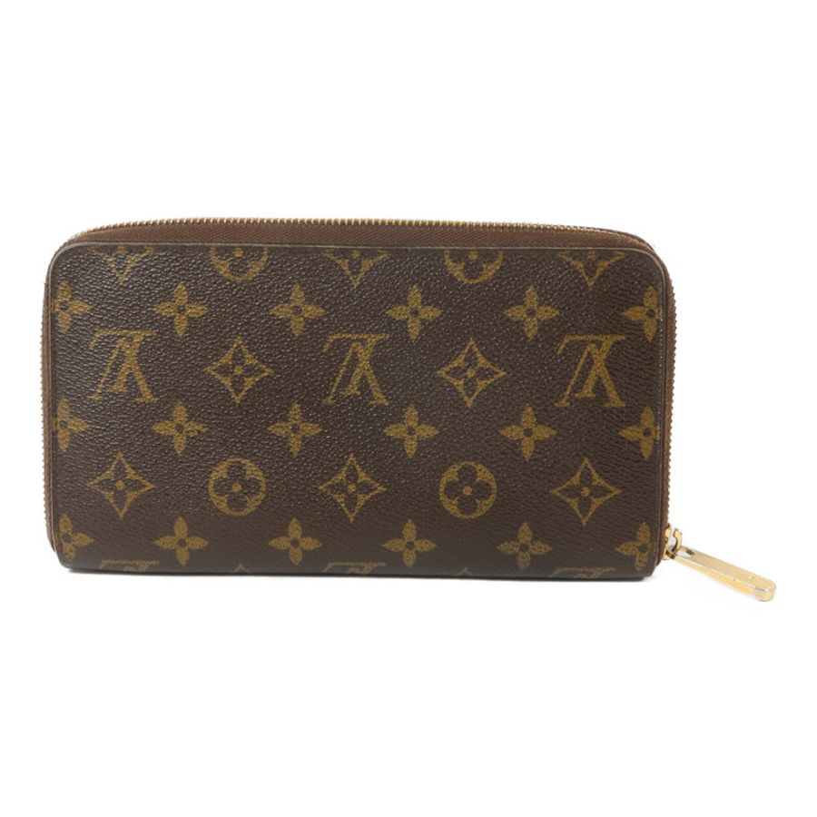 LOUIS VUITTON Monogram Zipper Long Wallet長錢包-1