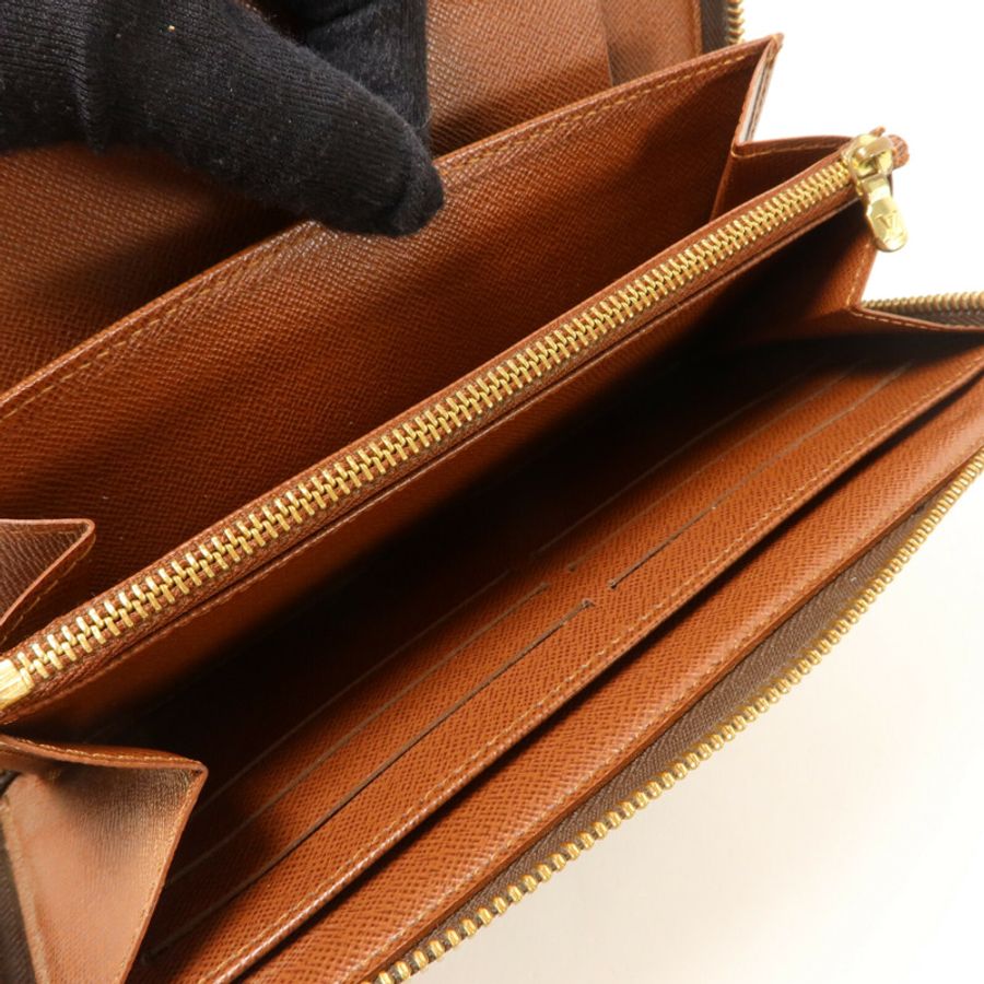 LOUIS VUITTON Monogram Zipper Long Wallet長錢包-7