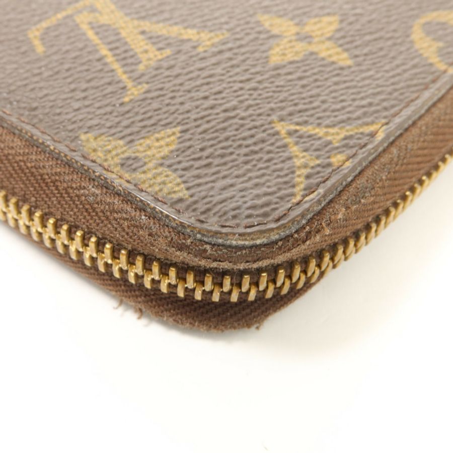 LOUIS VUITTON Monogram Zipper Long Wallet長錢包-9