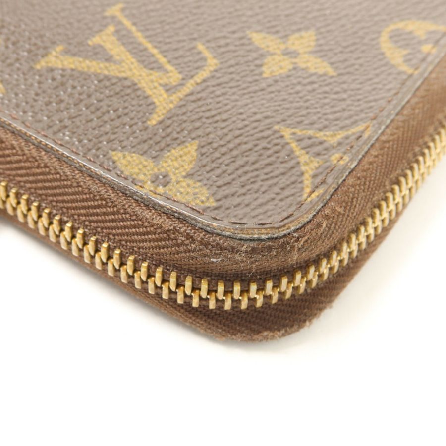 LOUIS VUITTON Monogram Zipper Long Wallet長錢包-10