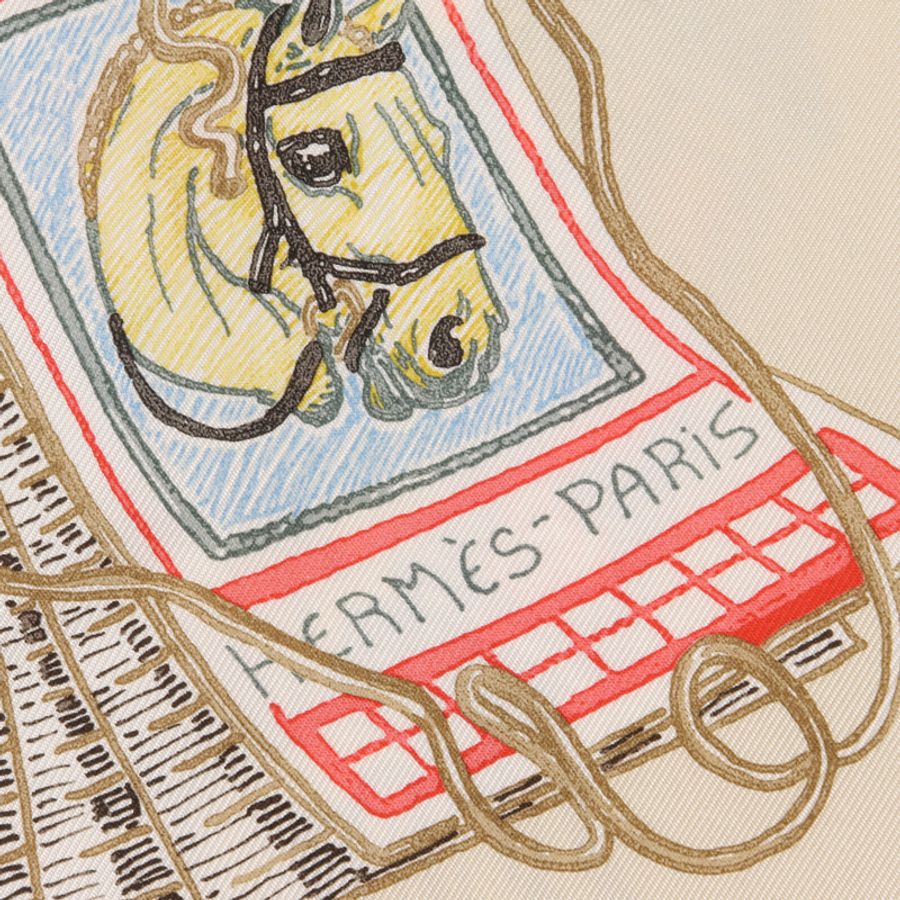 HERMES 絲質Scarf絲巾-7