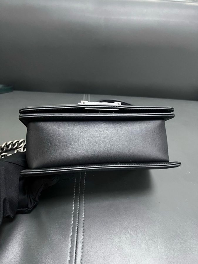 Chanel small Leboy  黑銀-3