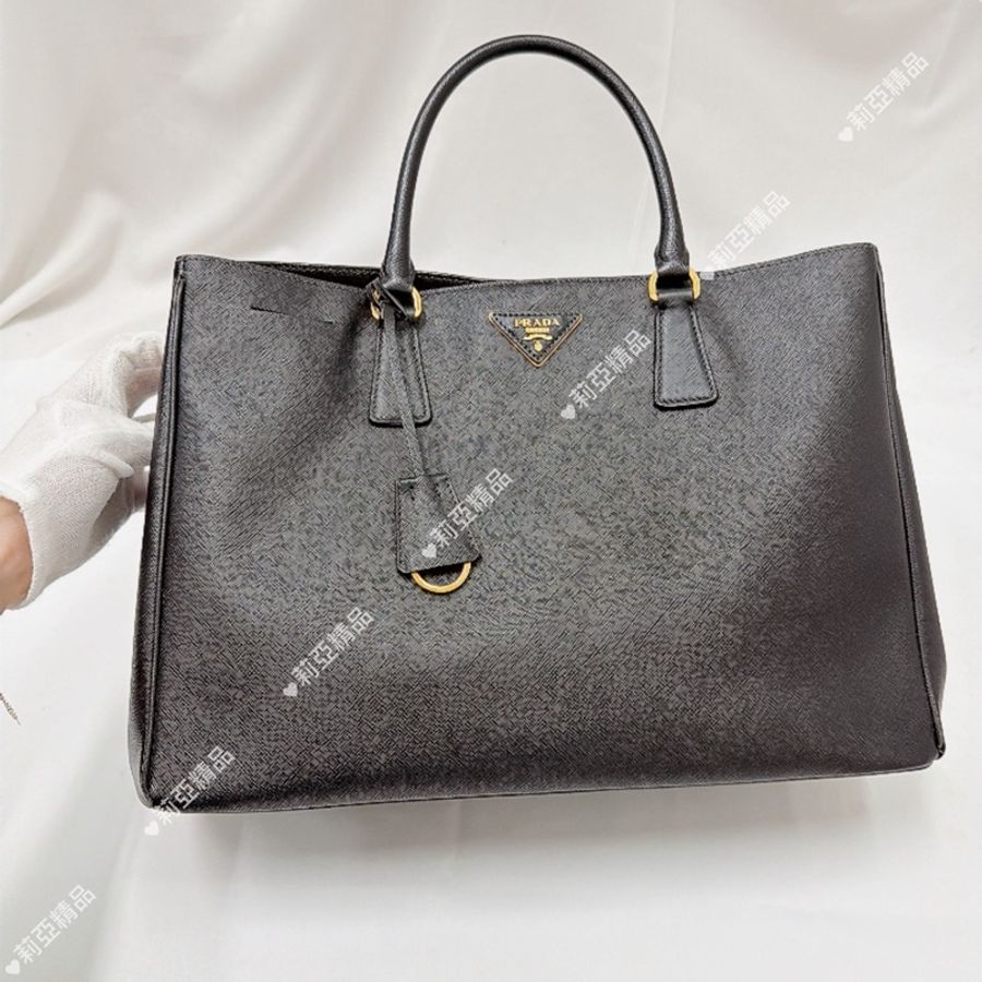 莉亞精品♡ Prada 黑色殺手包 手提 二手-2