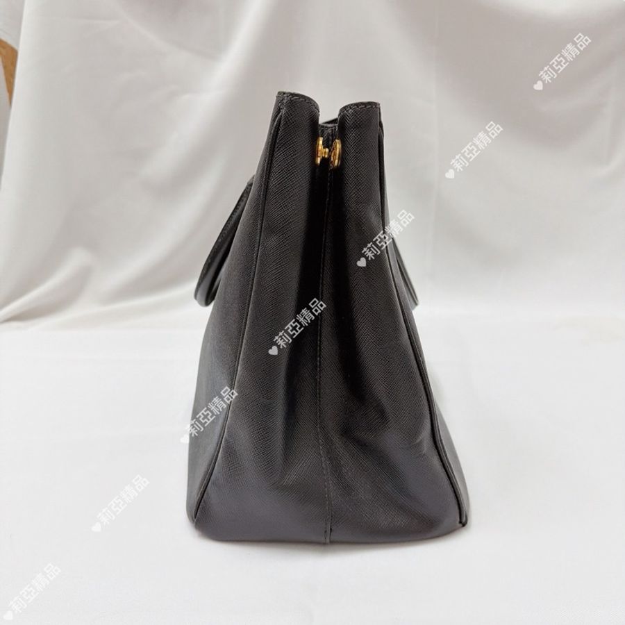 莉亞精品♡ Prada 黑色殺手包 手提 二手-4