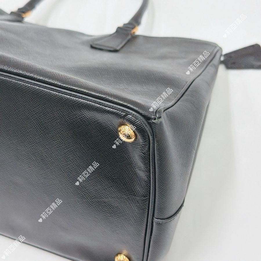 莉亞精品♡ Prada 黑色殺手包 手提 二手-9