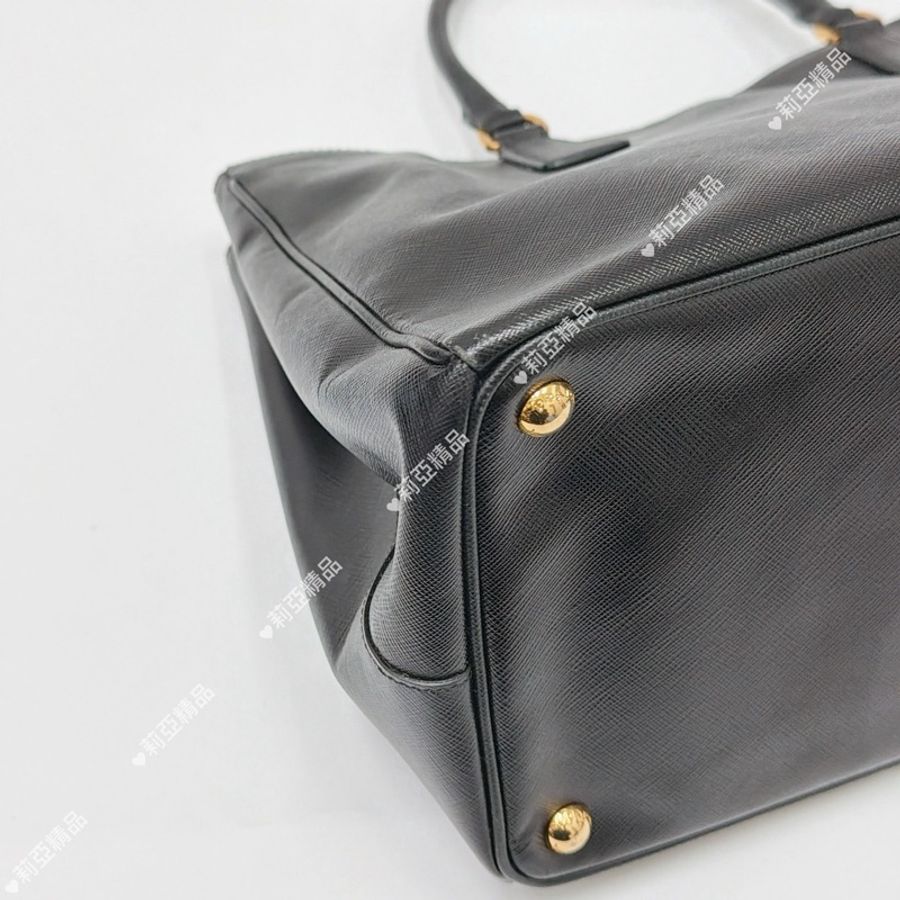 莉亞精品♡ Prada 黑色殺手包 手提 二手-10