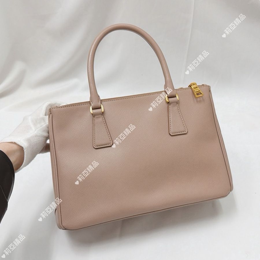 莉亞精品♡ Prada 藕粉殺手包 二手-3
