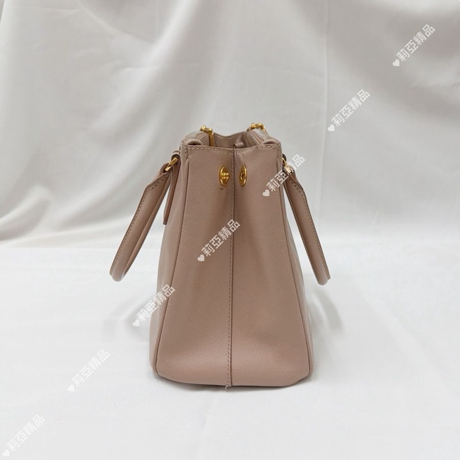 莉亞精品♡ Prada 藕粉殺手包 二手-4