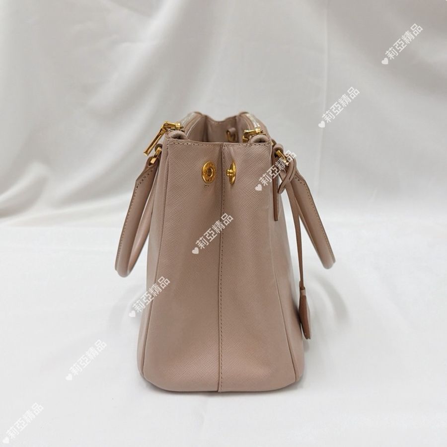 莉亞精品♡ Prada 藕粉殺手包 二手-5