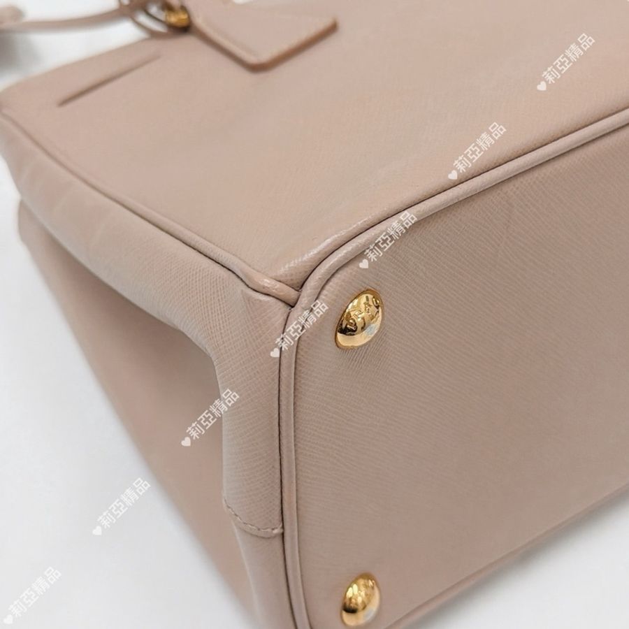 莉亞精品♡ Prada 藕粉殺手包 二手-7