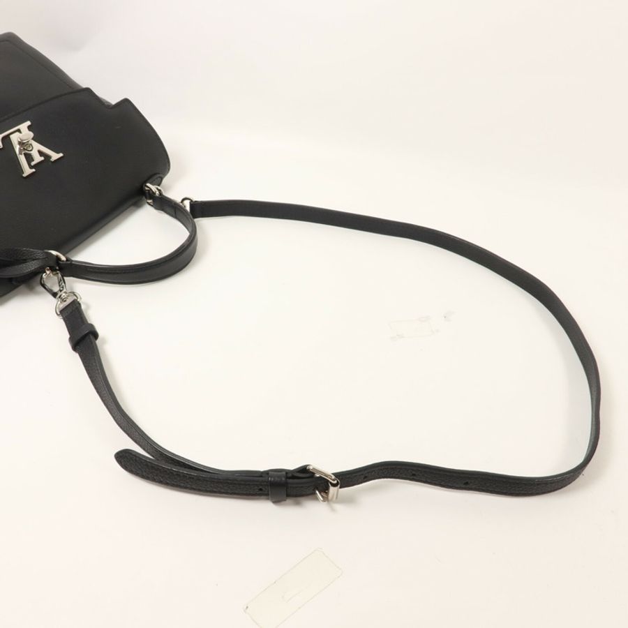 LOUIS VUITTON 牛皮皮革Lockme Ever BB手挽肩背兩用袋-5