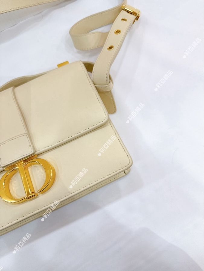 莉亞精品♡ Dior 蒙田30 奶油白 二手美包-7