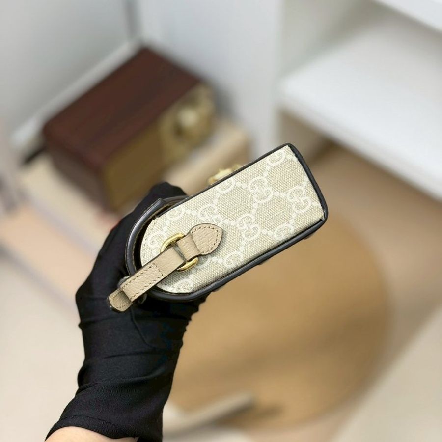 🏷Gucci 古馳.1955 Horsebit 馬銜釦橫式手機包-2