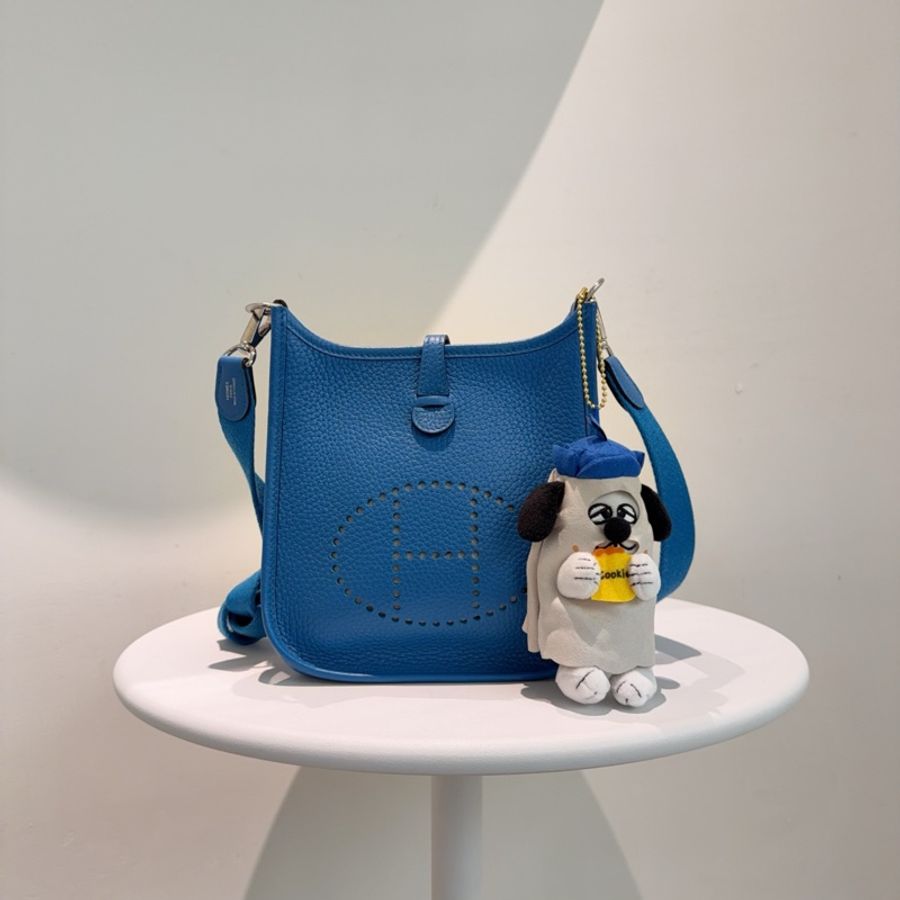 Hermes 愛馬仕 mini evenly A刻 坦桑尼亞藍-1
