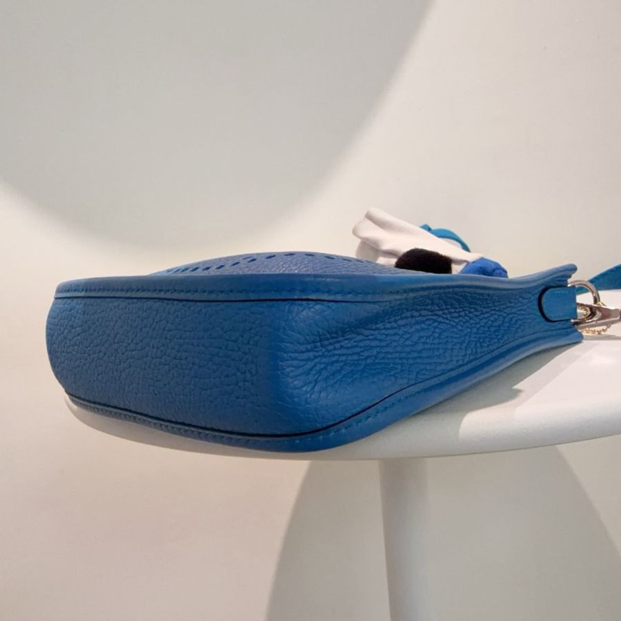 Hermes 愛馬仕 mini evenly A刻 坦桑尼亞藍-4