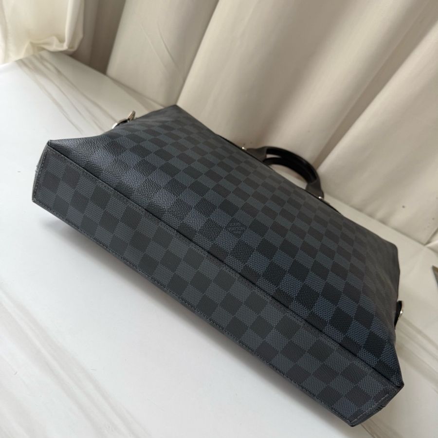 路易威登 lv 棋盤格 公文包 手提包-4