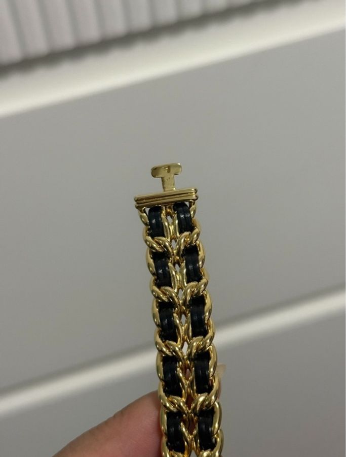 【罕見L碼👍🏻大骨架人士友好😊】香奈兒Chanel Premiere中古小方糖手錶 L碼-7