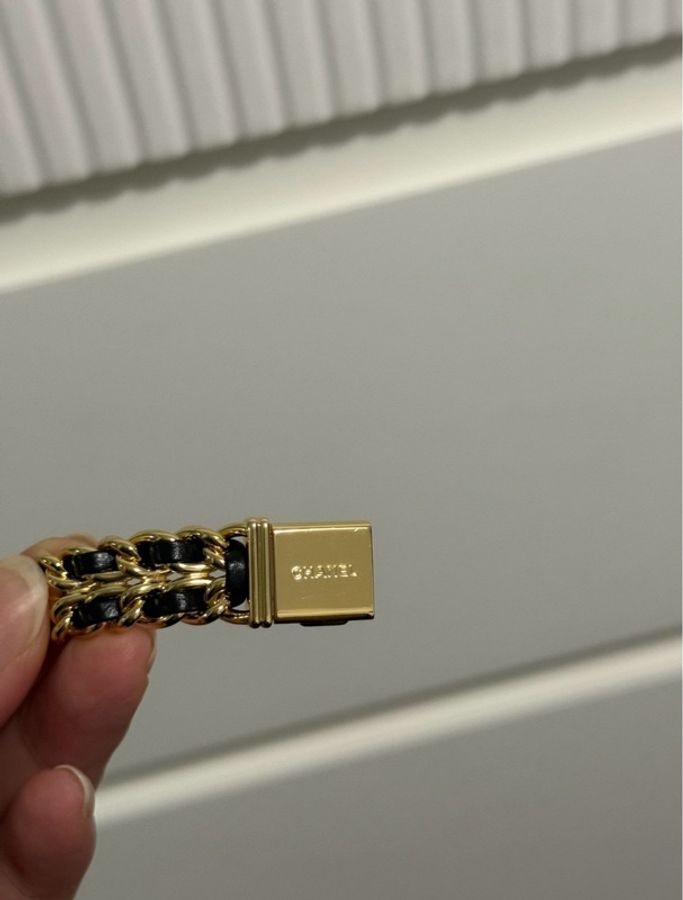 【罕見L碼👍🏻大骨架人士友好😊】香奈兒Chanel Premiere中古小方糖手錶 L碼-9