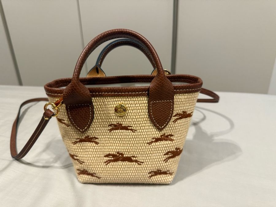 Longchamp 刺編織迷你包-0