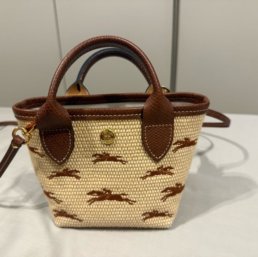 Longchamp 刺編織迷你包-6