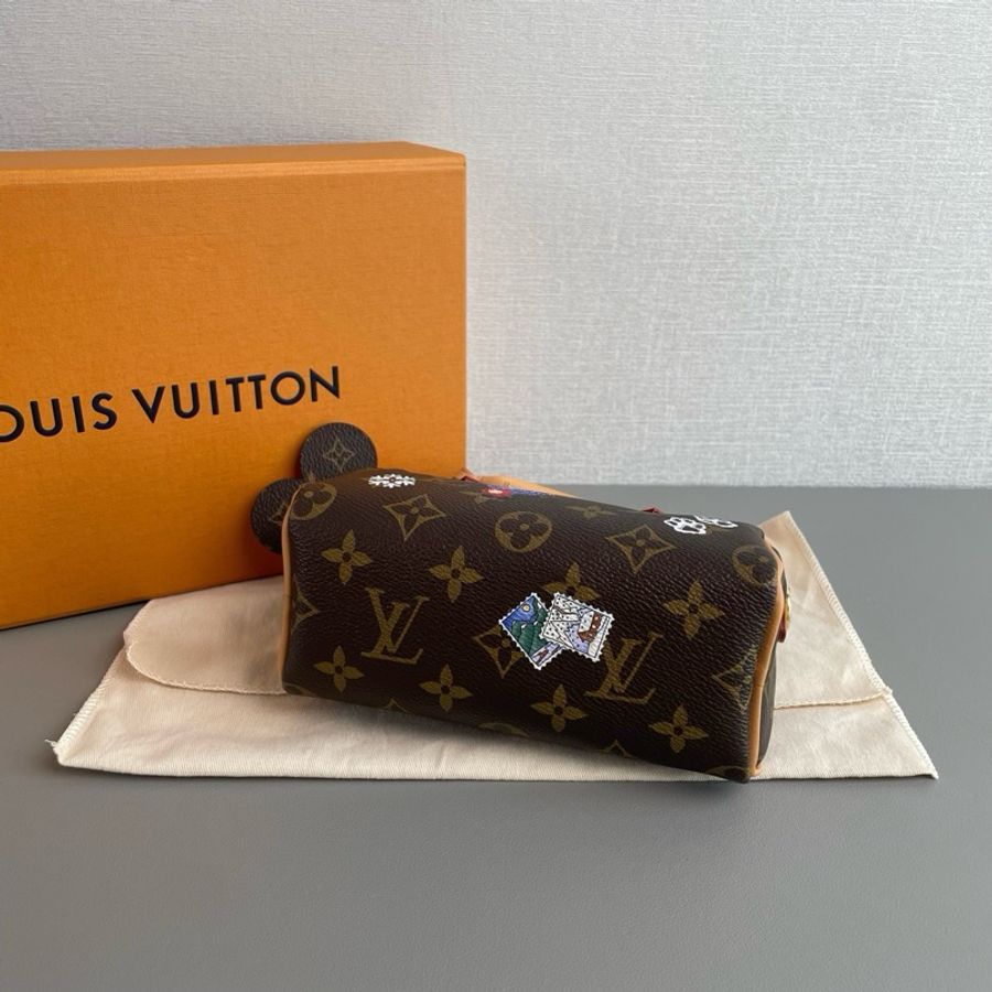 👜LV路易威登|聖誕限量speedy nano|99新芯片款-6
