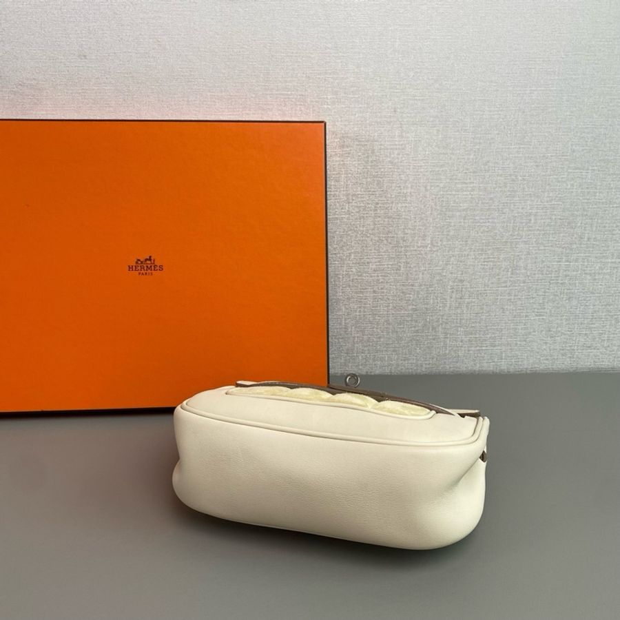 🐎Hermes愛馬仕|拼麂皮 mini berline斜挎包|98新|X刻-5