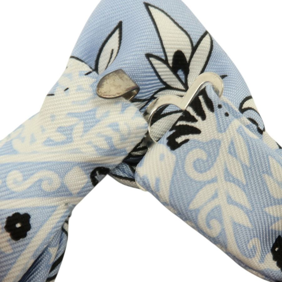 HERMES 絲質Bowtie領結-7