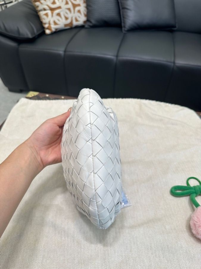 BV 葆蝶家Mini Jodie 編織包 白色-2