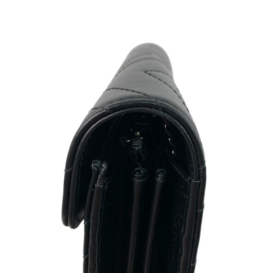 ☆ GUCCI 古馳 Black Calfskin Marmont Chain Crossbody Bag 黑色小牛皮鏈條斜揹袋 474575-267012141-5