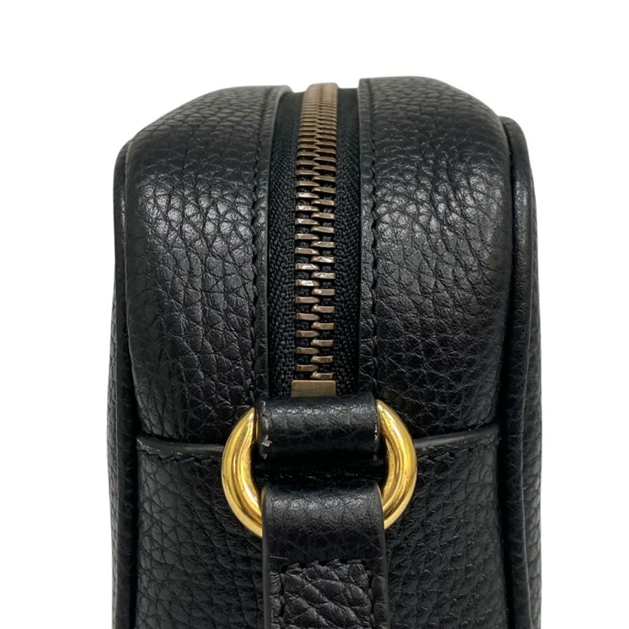 ☆ GUCCI 古馳 Black Calfskin Soho Disco Crossbody Bag 黑色小牛皮斜揹袋 347994-267012140-6