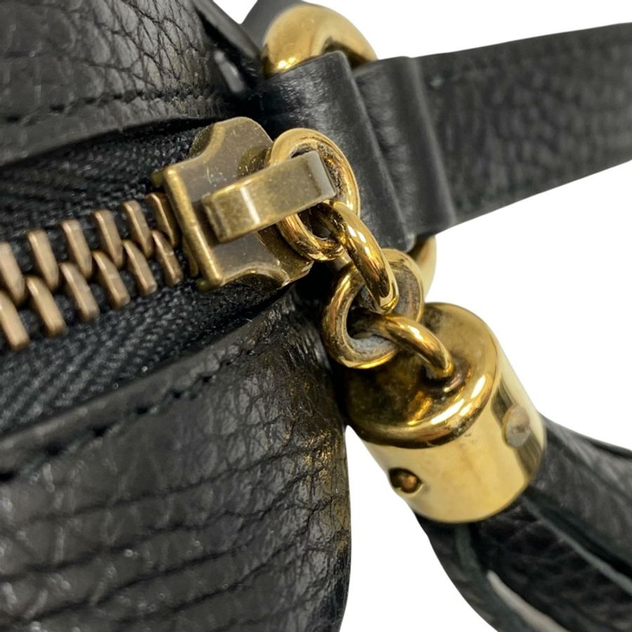 ☆ GUCCI 古馳 Black Calfskin Soho Disco Crossbody Bag 黑色小牛皮斜揹袋 347994-267012140-13