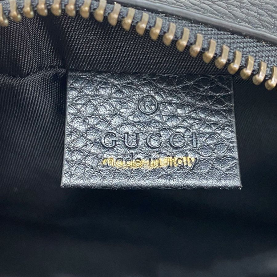 ☆ GUCCI 古馳 Black Calfskin Soho Disco Crossbody Bag 黑色小牛皮斜揹袋 347994-267012140-15