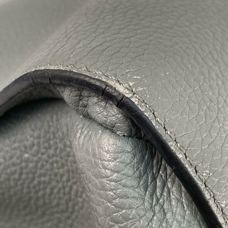 ☆ LOEWE 羅意威 Gray Calfskin Hammock 2 way bag 灰色小牛皮兩用袋-267011990-7