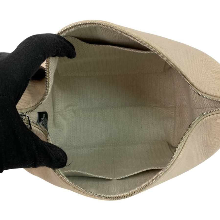 ☆ HERMES 愛馬仕 Beige Canvas Bride A Brac PM Handbag 淺褐色帆布手挽袋-267012124-16