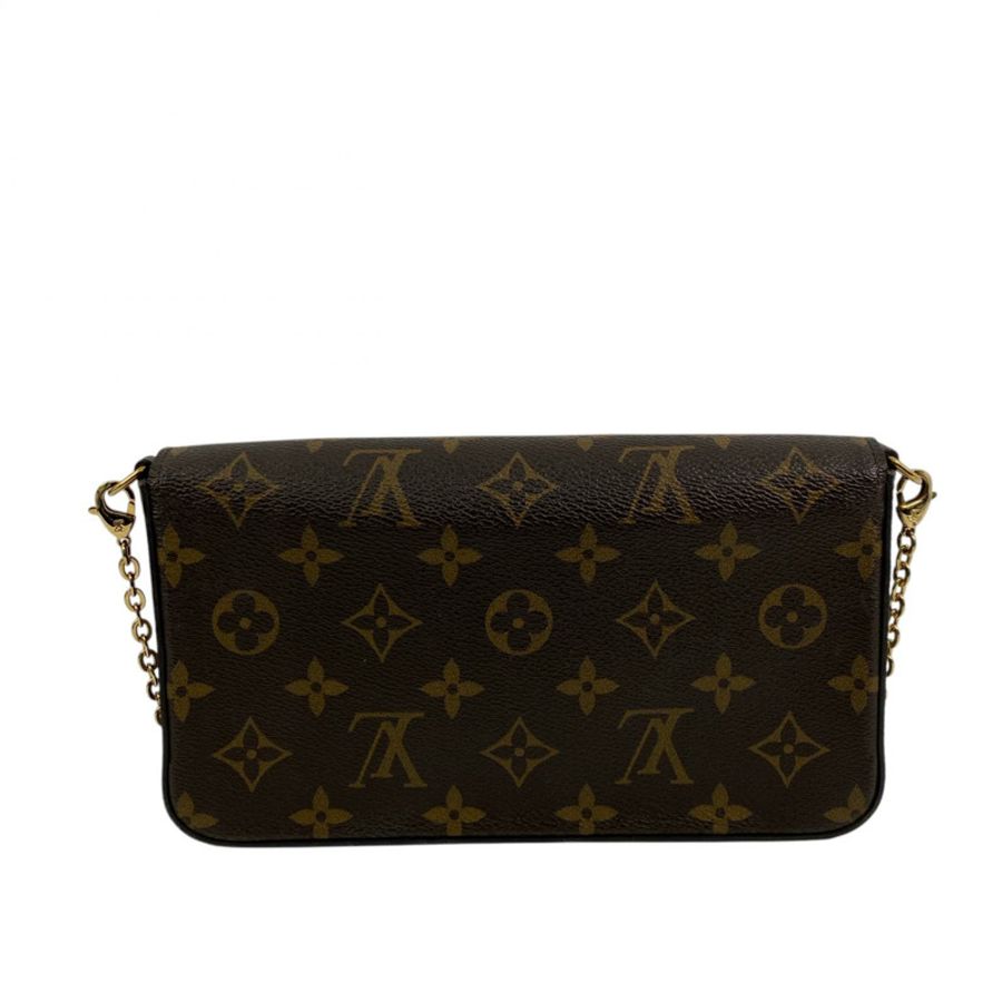 △ LOUIS VUITTON 路易·威登 Brown Coated Canvas Monogram Vivienne Pochette Felice Chain Wallet 啡色塗層帆布經典老花鏈條銀包 M80992-267011854-2