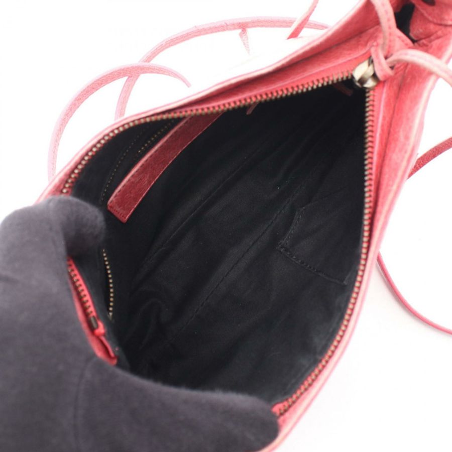 BALENCIAGA The Hip 肩挎包 242803 粉紅色皮革 二手 女士-2