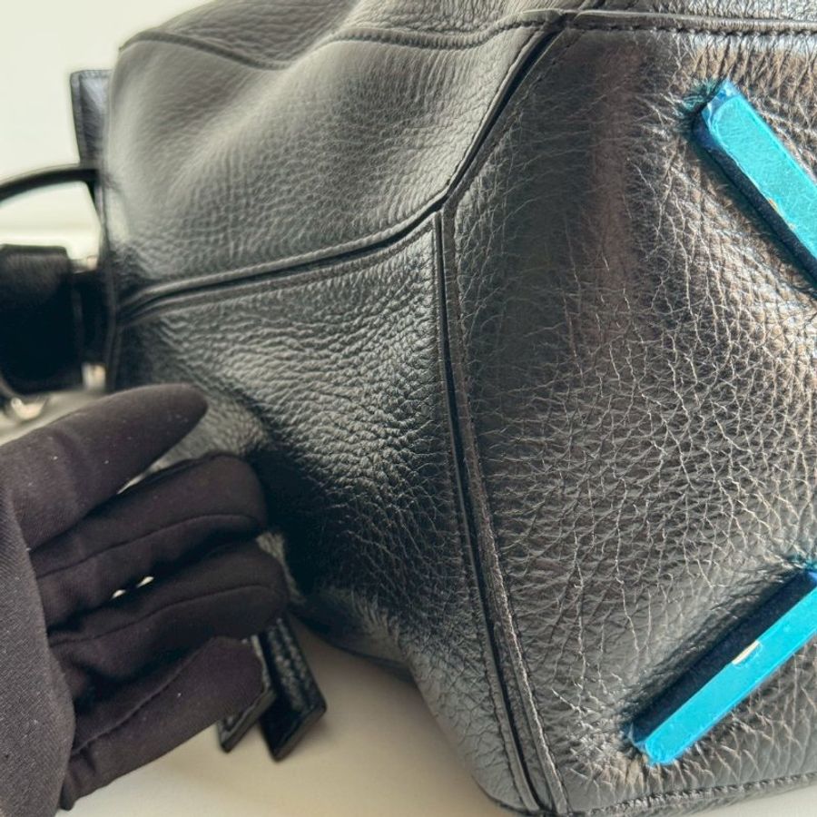 99新🆕 LOEWE 羅意威 Puzzle Medium 黑色銀釦-6