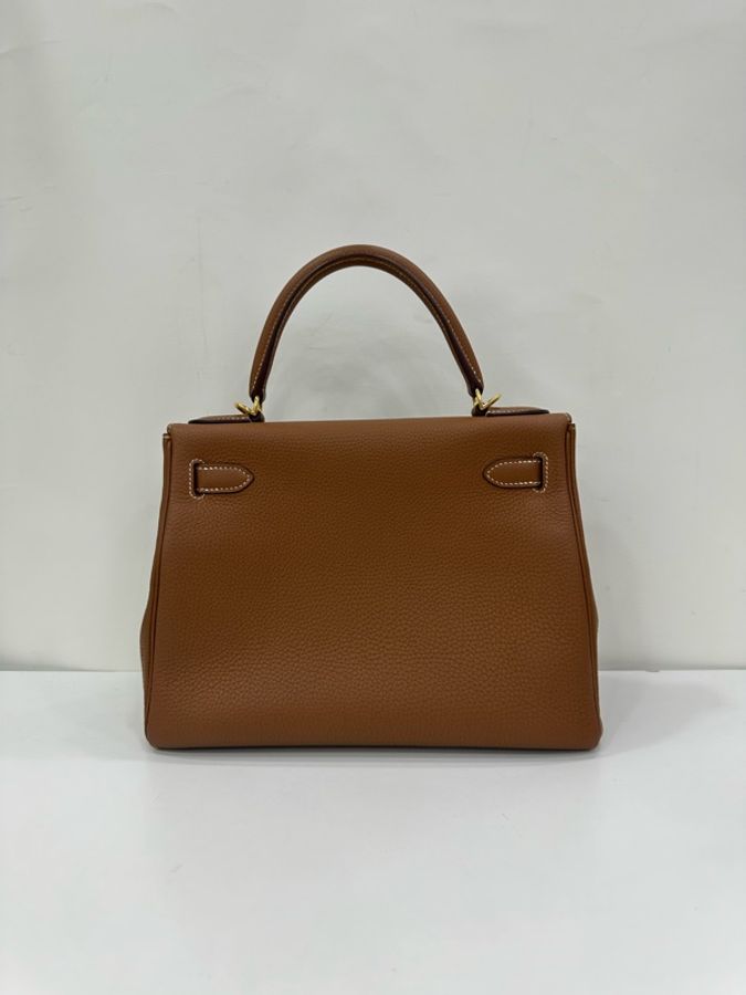 Hermes 愛馬仕 Kelly28金棕金扣 togo皮 A刻-2