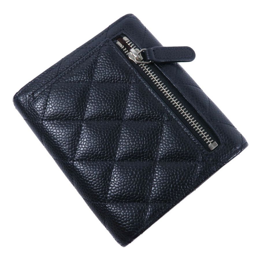 CHANEL 牛皮皮革Classic Small Flap Wallet銀包-3