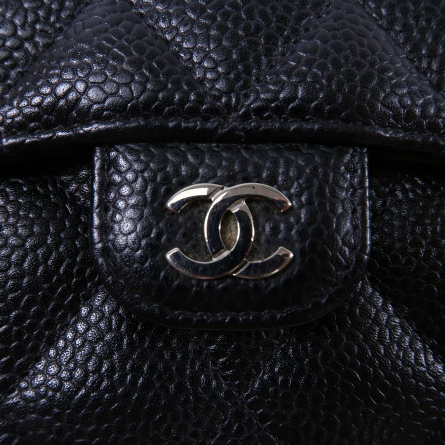 CHANEL 牛皮皮革Classic Small Flap Wallet銀包-5