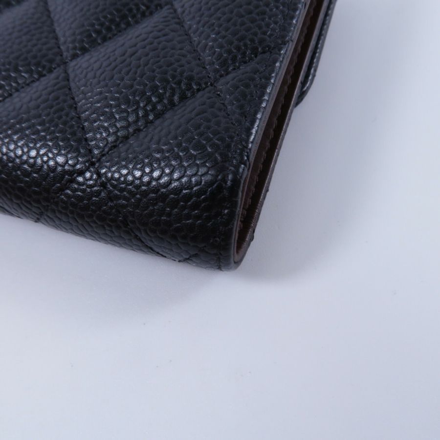 CHANEL 牛皮皮革Classic Small Flap Wallet銀包-12