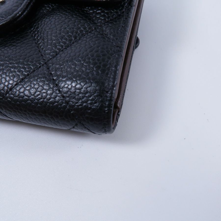 CHANEL 牛皮皮革Classic Small Flap Wallet銀包-13