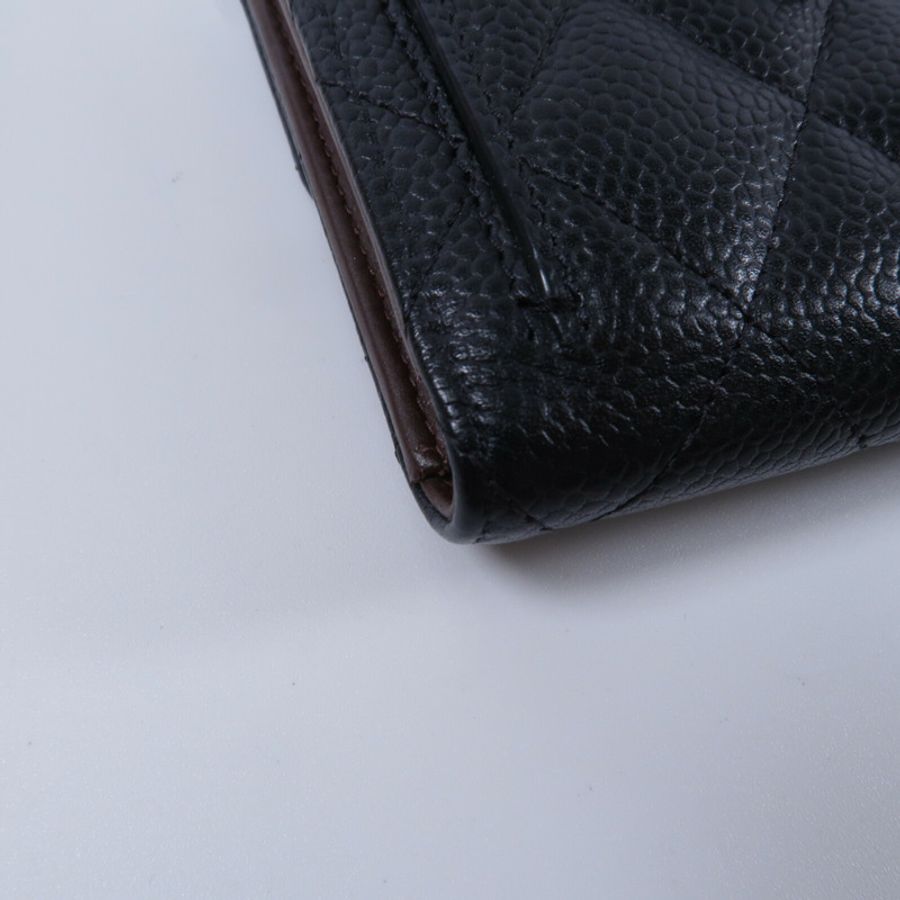 CHANEL 牛皮皮革Classic Small Flap Wallet銀包-14