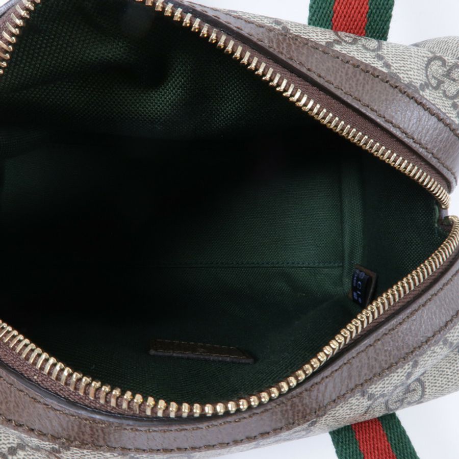 GUCCI 塗層帆布Ophidia Mini GG Supreme手挽肩背兩用袋-4