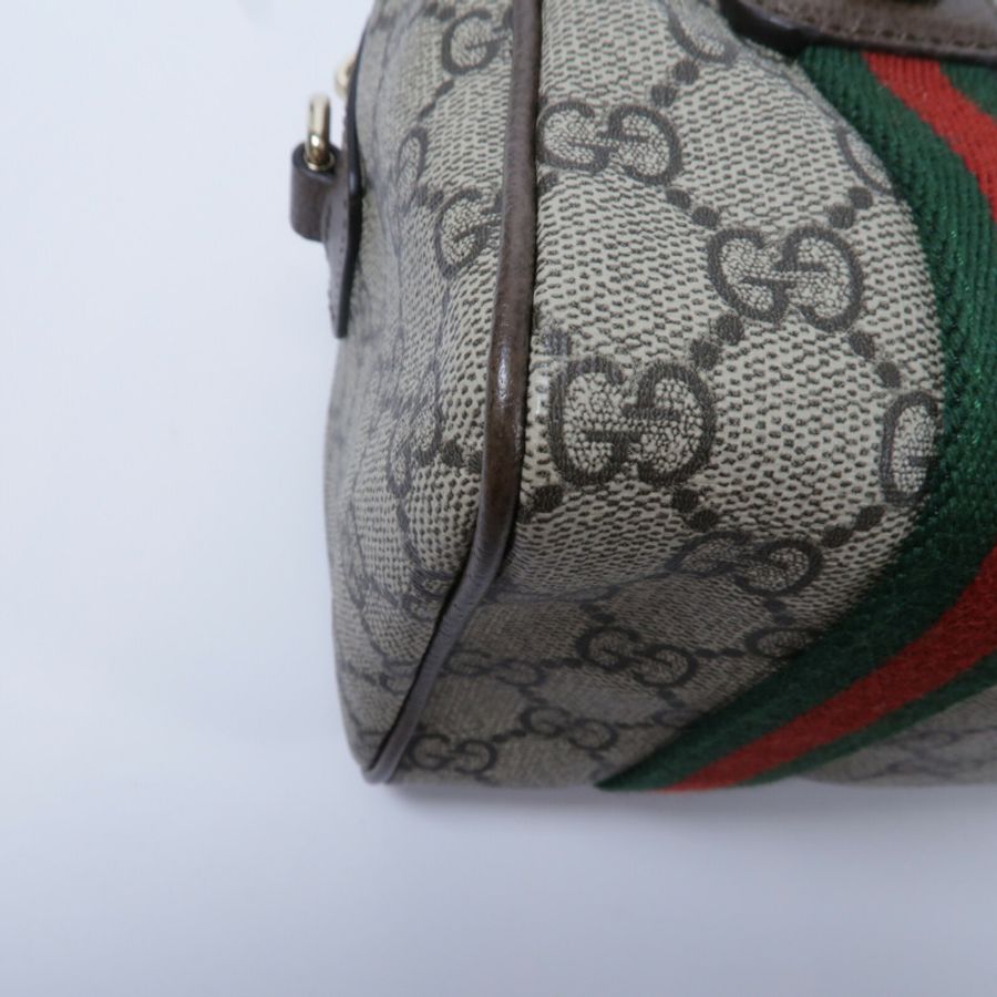 GUCCI 塗層帆布Ophidia Mini GG Supreme手挽肩背兩用袋-11