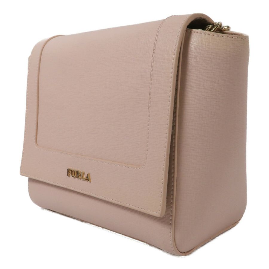 Furla 牛皮皮革Chain Shoulder鏈帶肩背袋-2