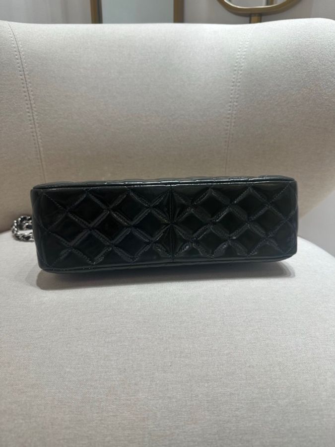 95新CHANEL墨綠色CF jumbo-5