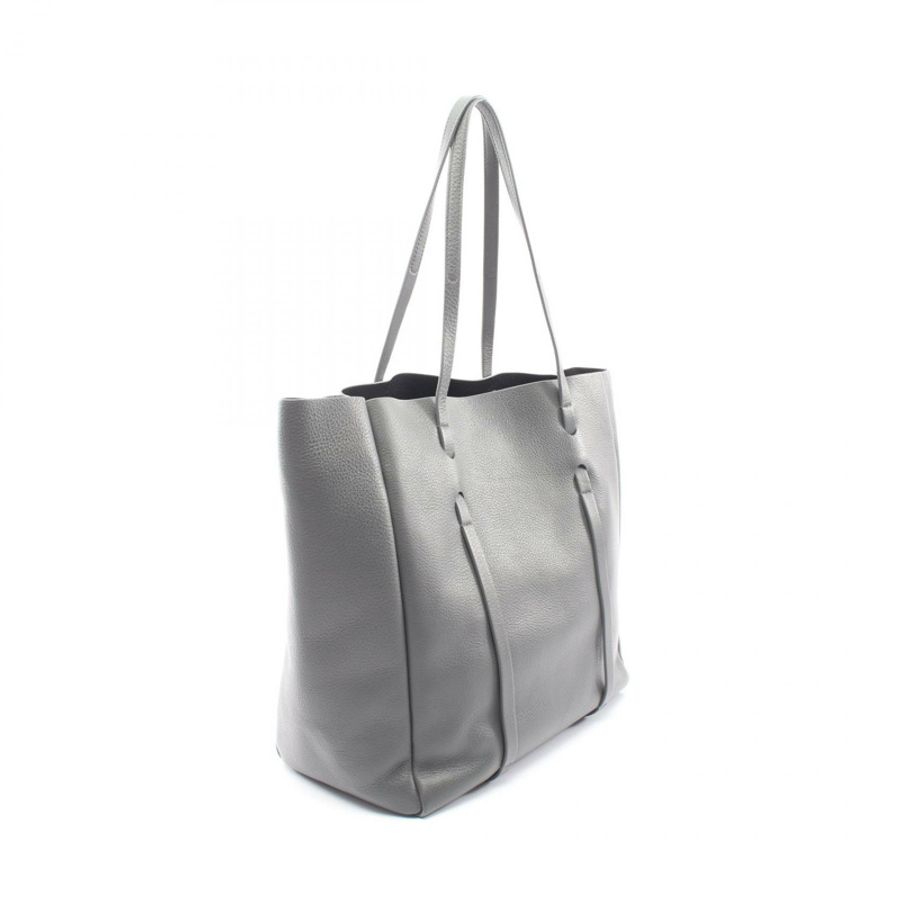 BALENCIAGA Everyday Tote S 單肩包,附小袋,貨號 475199,灰色皮革,二手-1